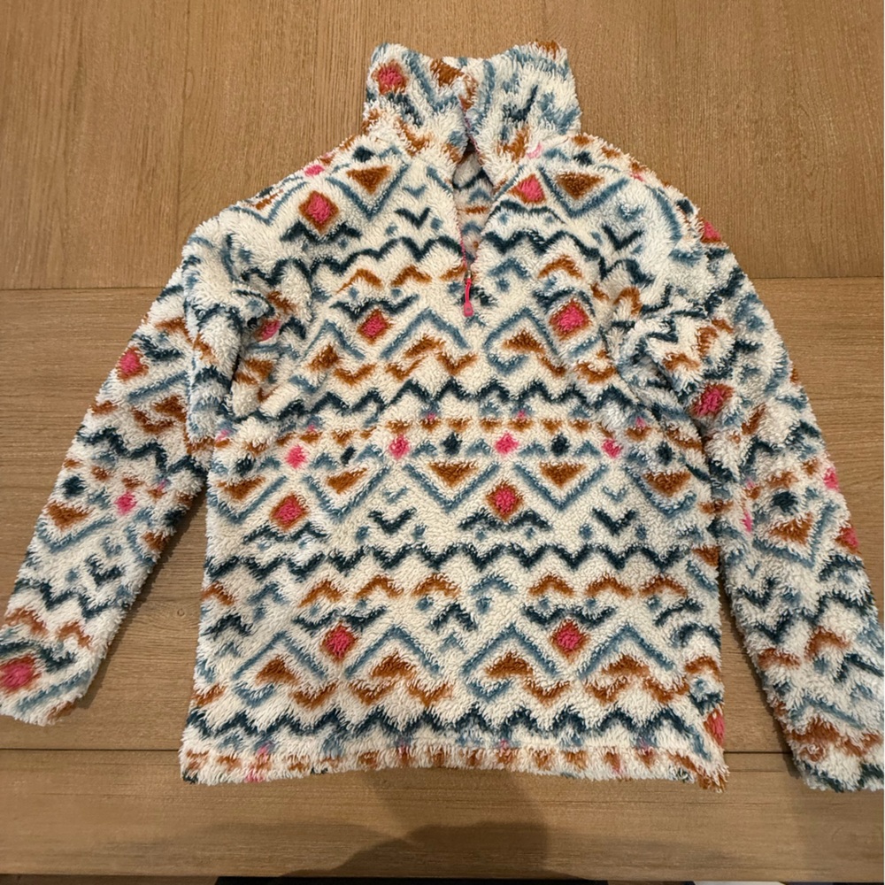 Eddie Bauer Women's Colorful Fuzzy Jacket